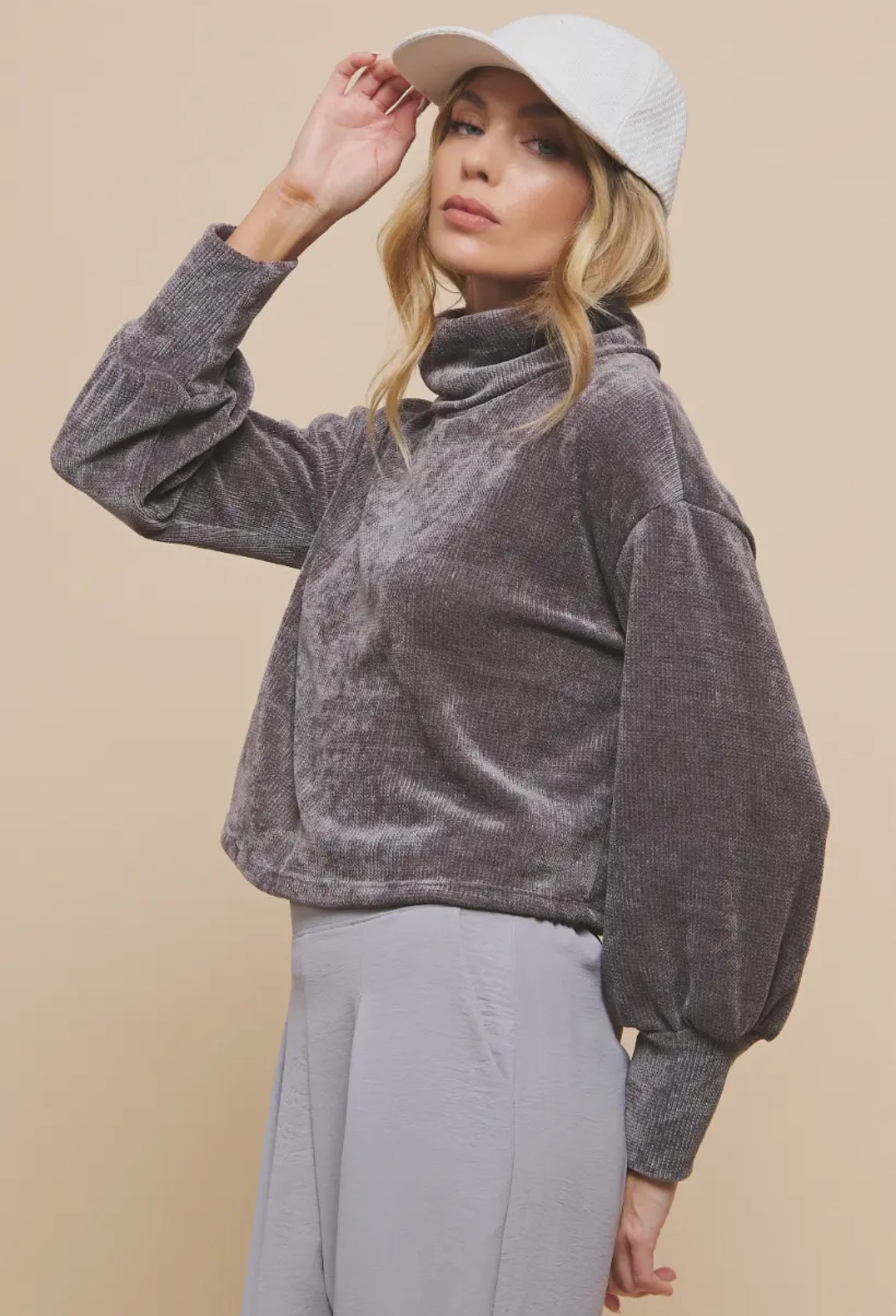 Be Gentle Sweater - GRAY