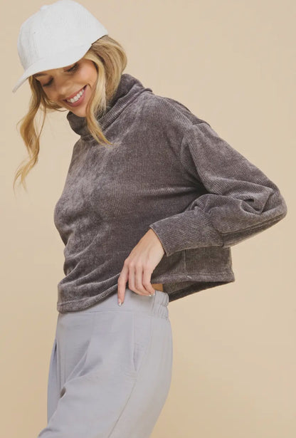 Be Gentle Sweater - GRAY