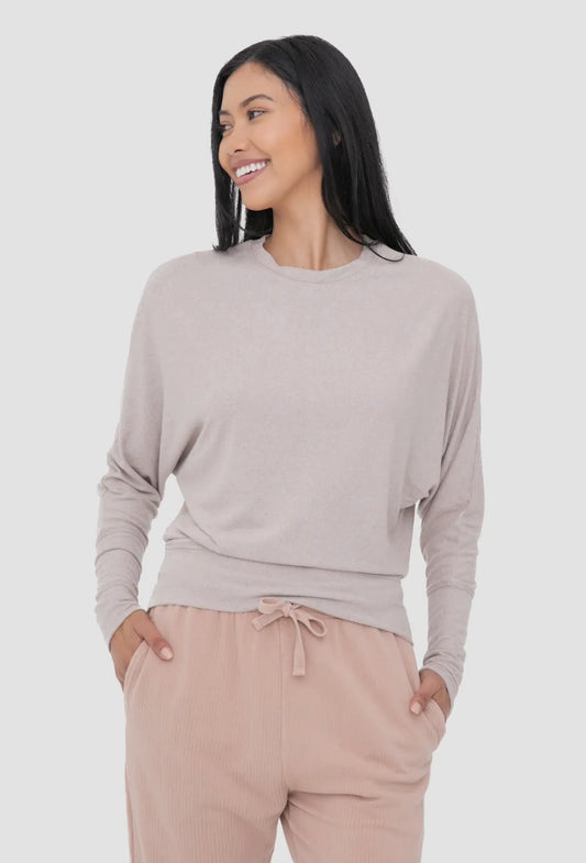 Incredibly Soft Dolman Sleeve Athleisure Top : Multiple Colors