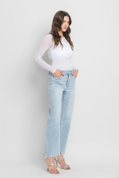 MERITORIOUS High Rise Slim Wide Jeans