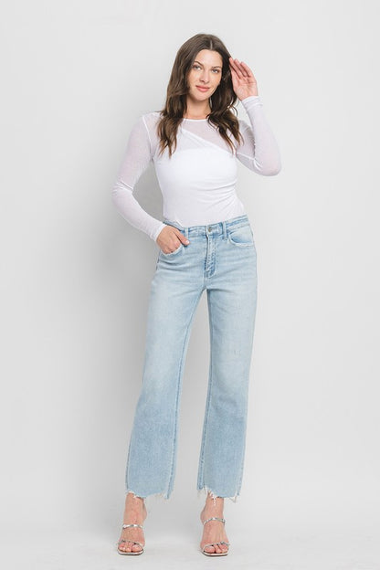 MERITORIOUS High Rise Slim Wide Jeans