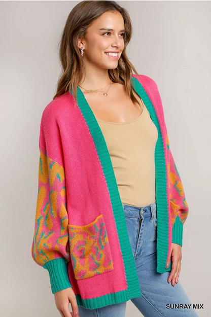 Wild & Free Colorblock Cardigan