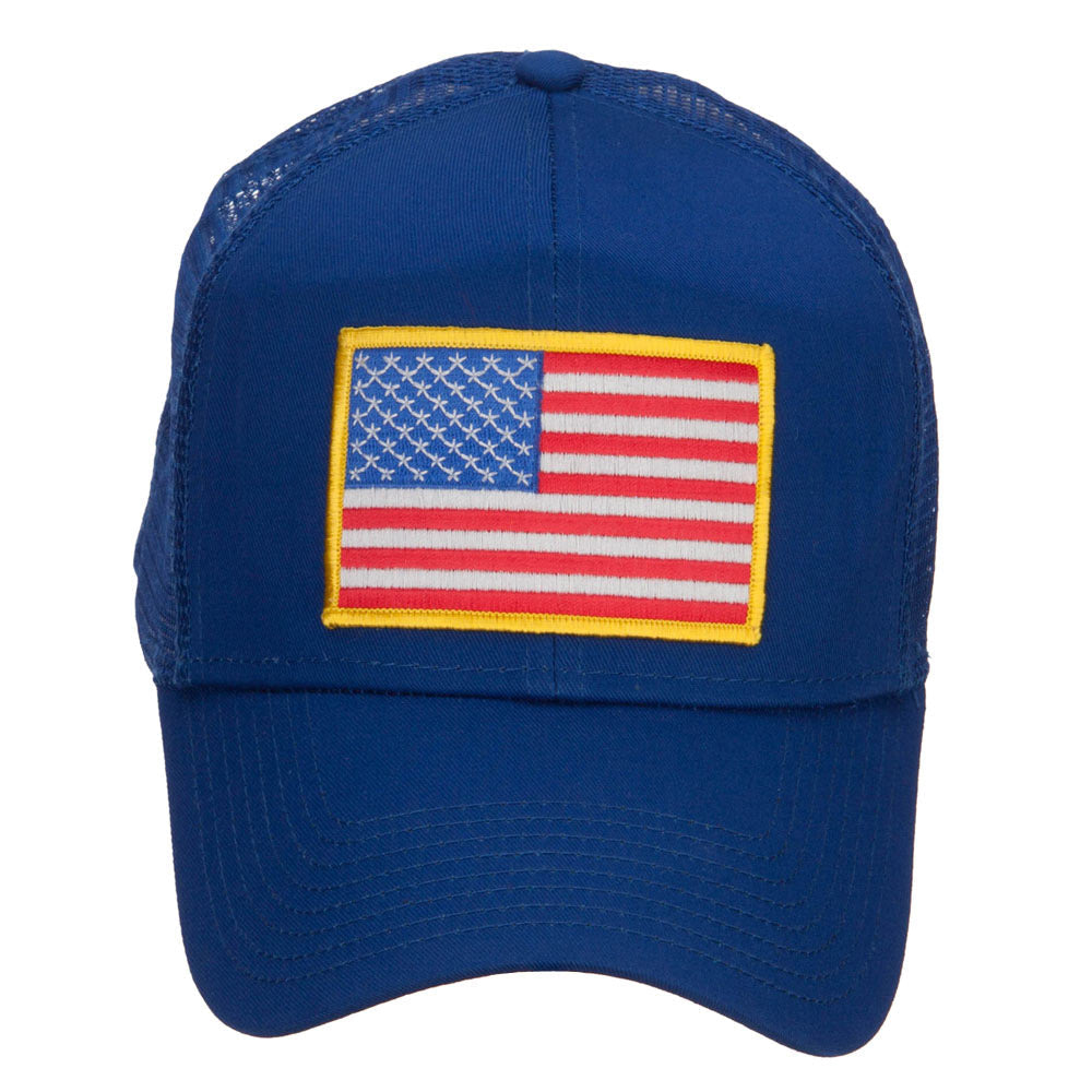 Royal Blue American 🇺🇸 Flag Patch Hat