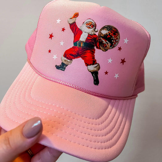 Dancing Disco Santa Trucker Hat