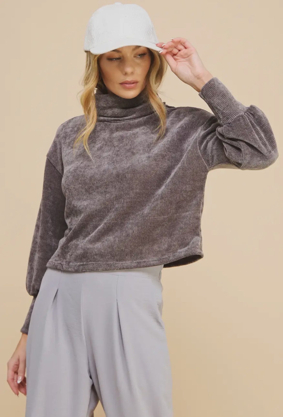 Be Gentle Sweater - GRAY