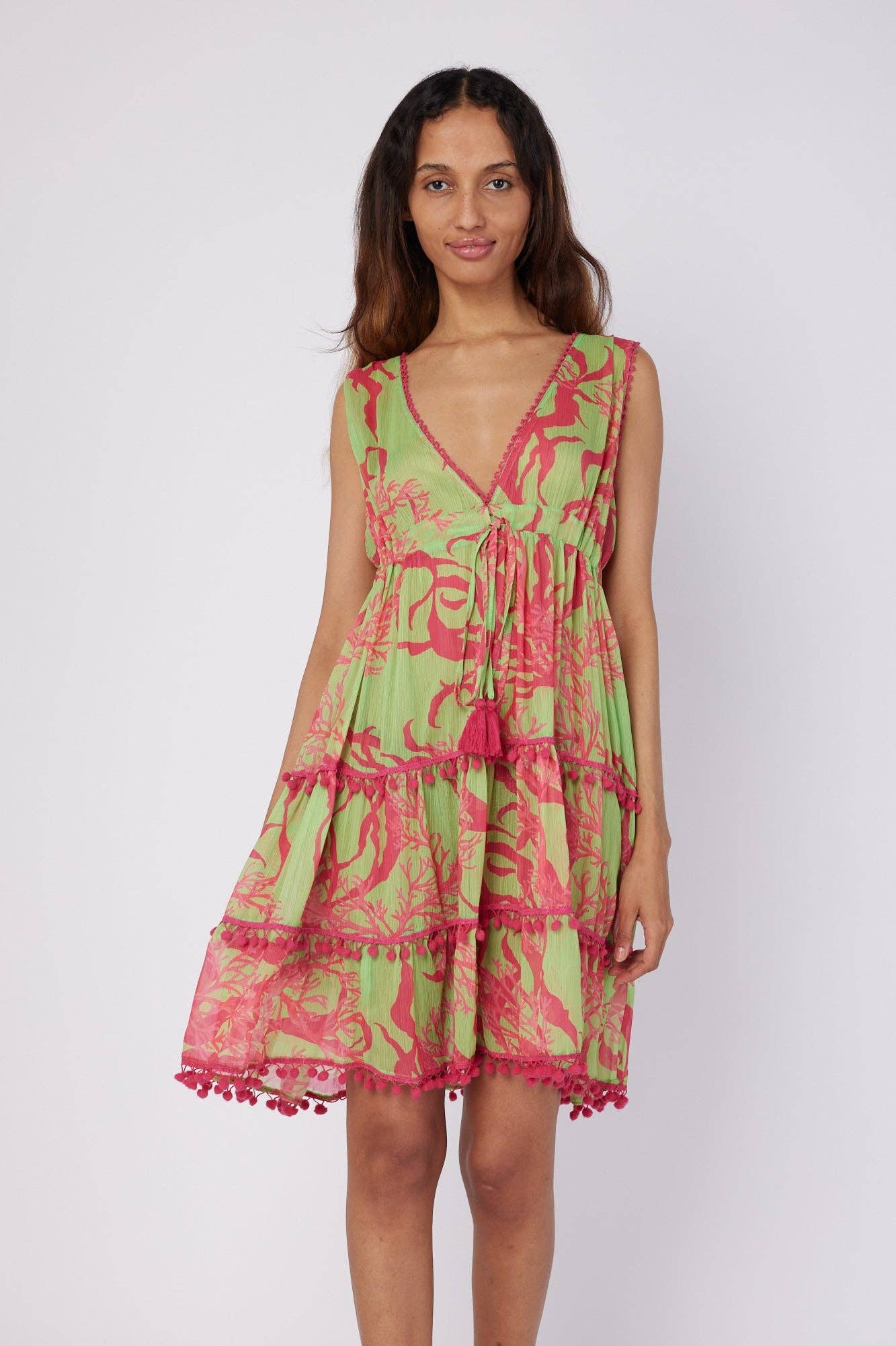 Paula Cover Up Resort Dress: O/S