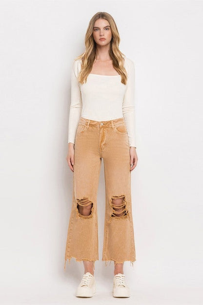 Kiss of California 90’s Vintage Crop Flare Jeans