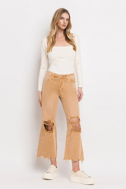 Kiss of California 90’s Vintage Crop Flare Jeans