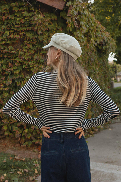 Keep It Simple Striped Top