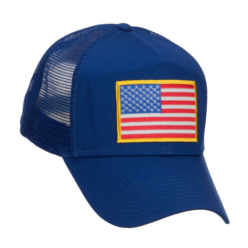 Royal Blue American 🇺🇸 Flag Patch Hat