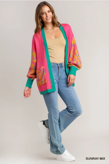 Wild & Free Colorblock Cardigan