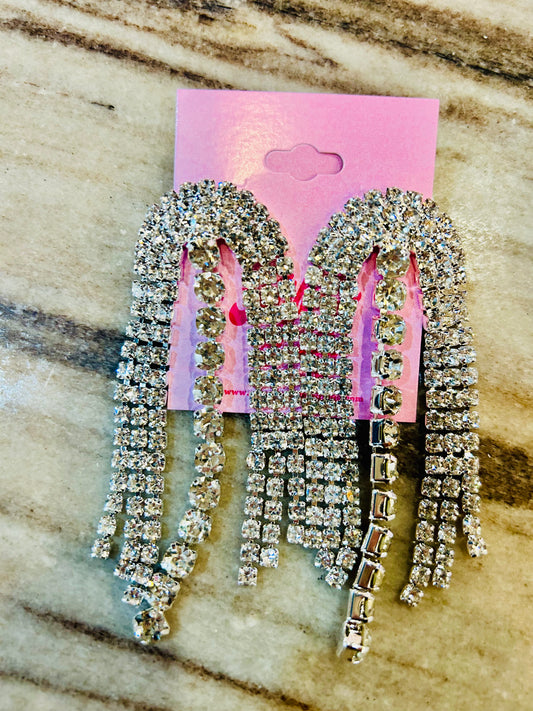 Rhinestone Party Earrings