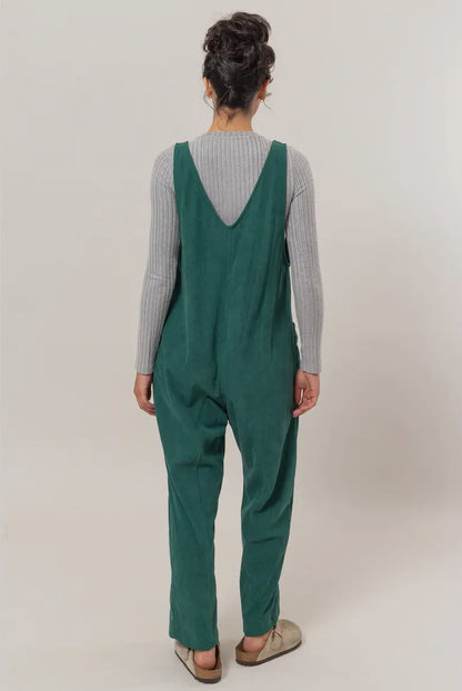 Evergreen Corduroy Jumpsuit