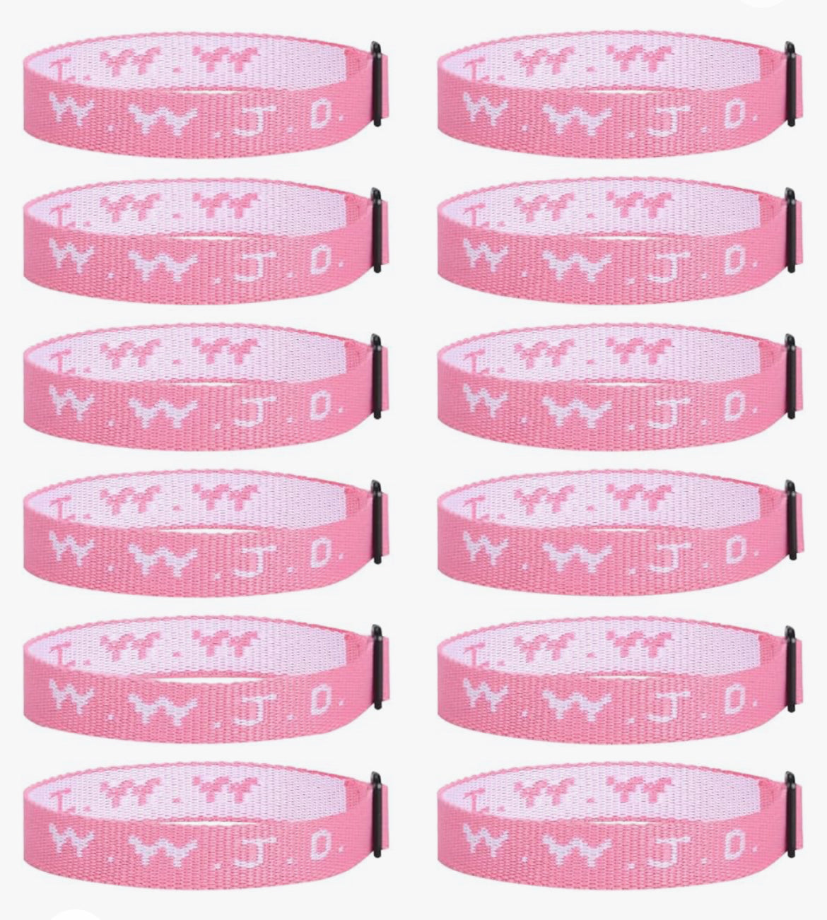 WWJD Bracelet - Pink