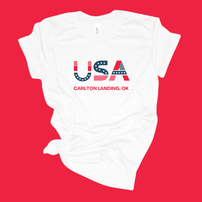 USA 🇺🇸 Carlton Landing Custom Tee - ADULT