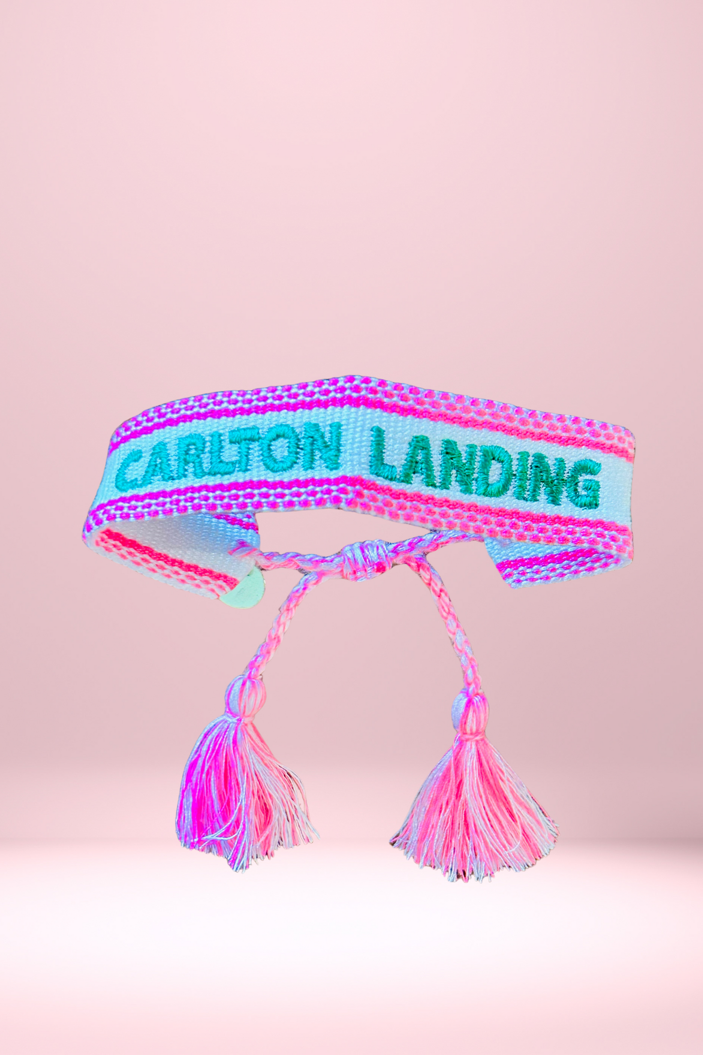 Carlton Landing Embroidered Tassel Bracelet