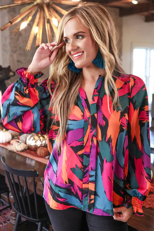 Painted Perfection Blouse