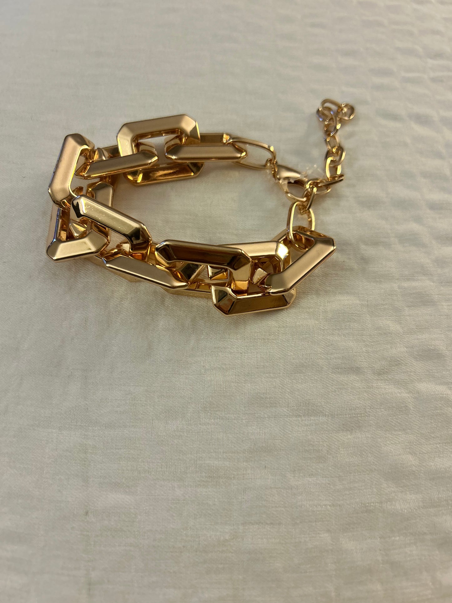 Gold Link Chain Bracelet