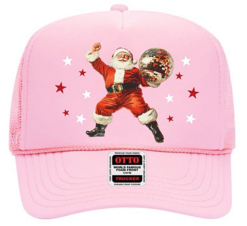 Dancing Disco Santa Trucker Hat