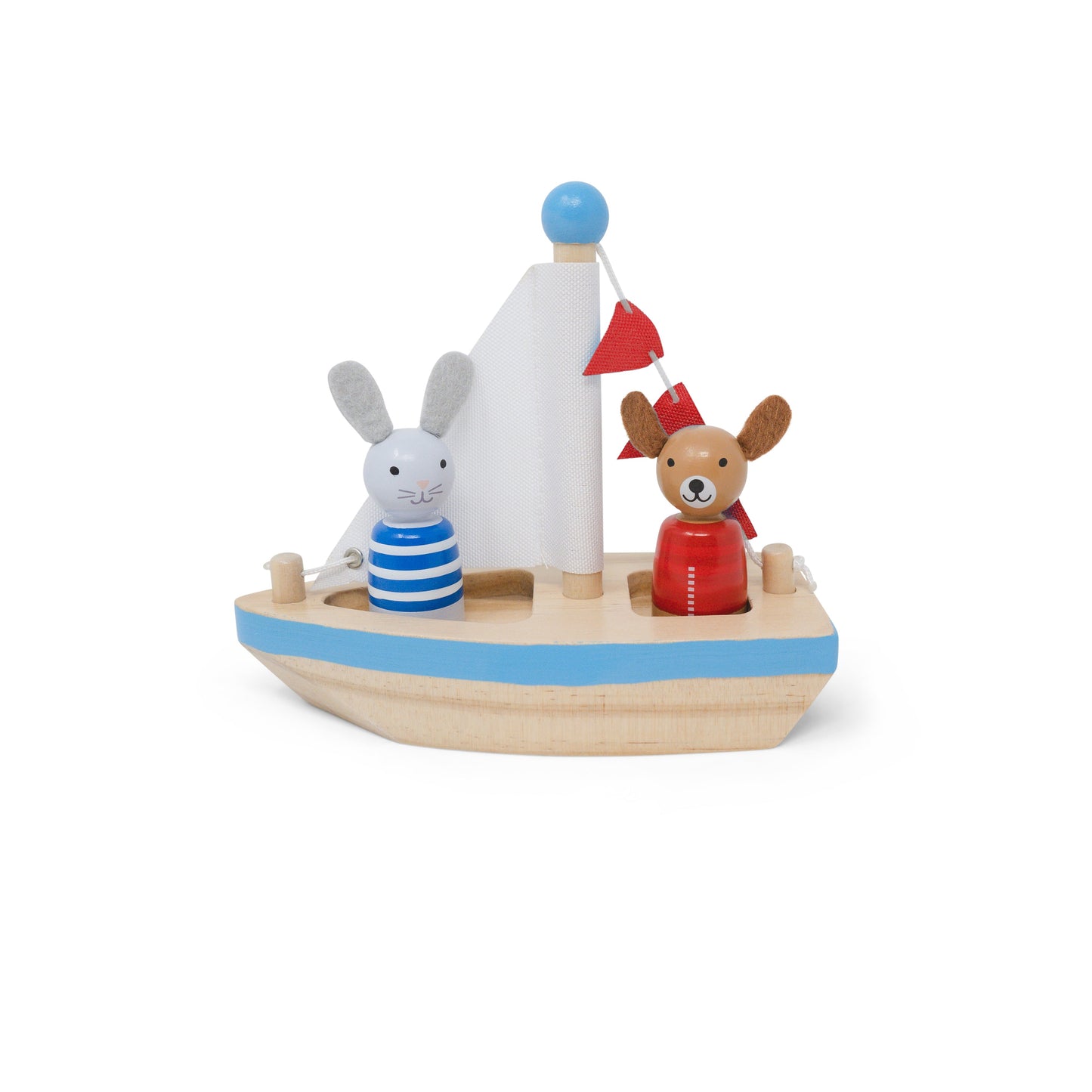 Bath Tub Boats & Buddies: Dog & Bunny