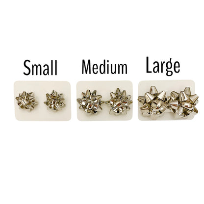 Gift Bow Stud Earrings