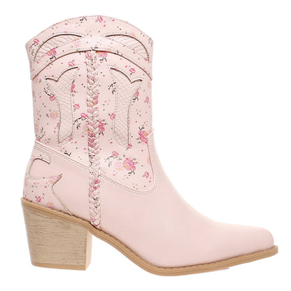 Primrose Light Pink Western Boot