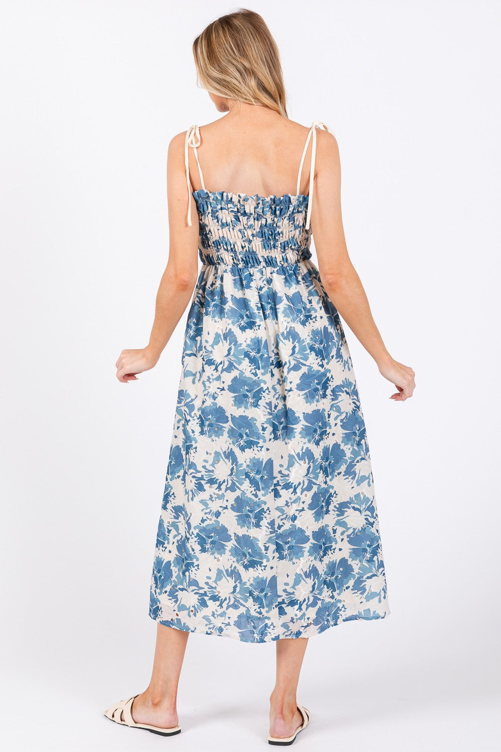 Love Shack Floral Midi Dress