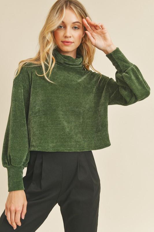 Be Gentle Sweater - OLIVE